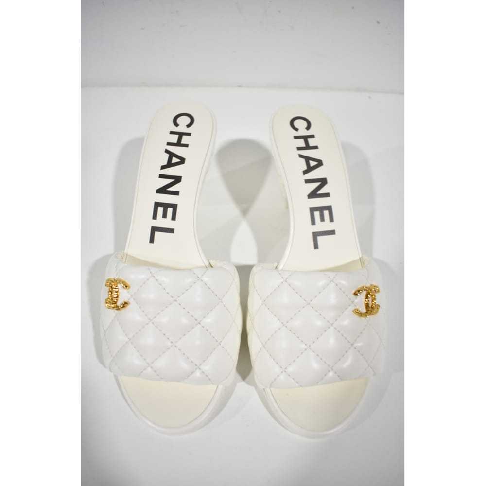 Chanel Leather mules - image 9