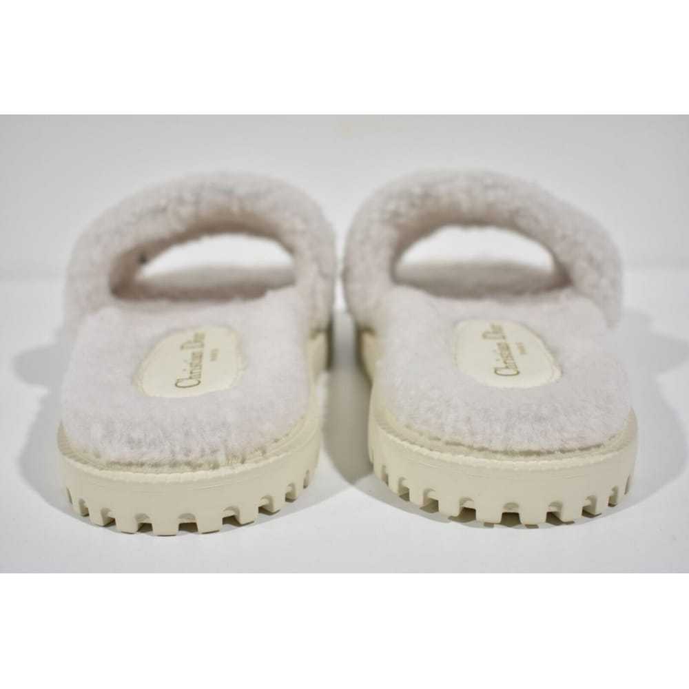 Dior Shearling sandals - image 3