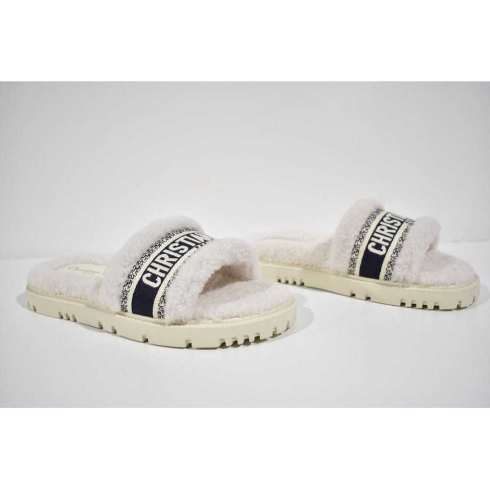 Dior Shearling sandals - image 7