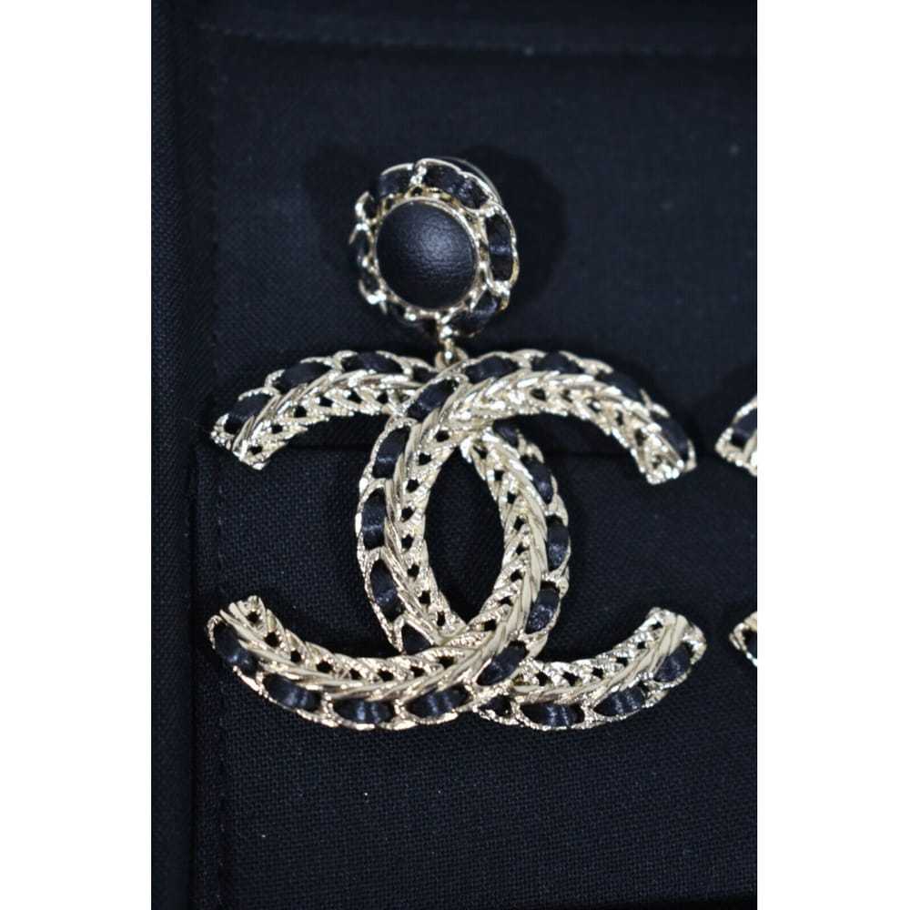 Chanel Leather earrings - image 4