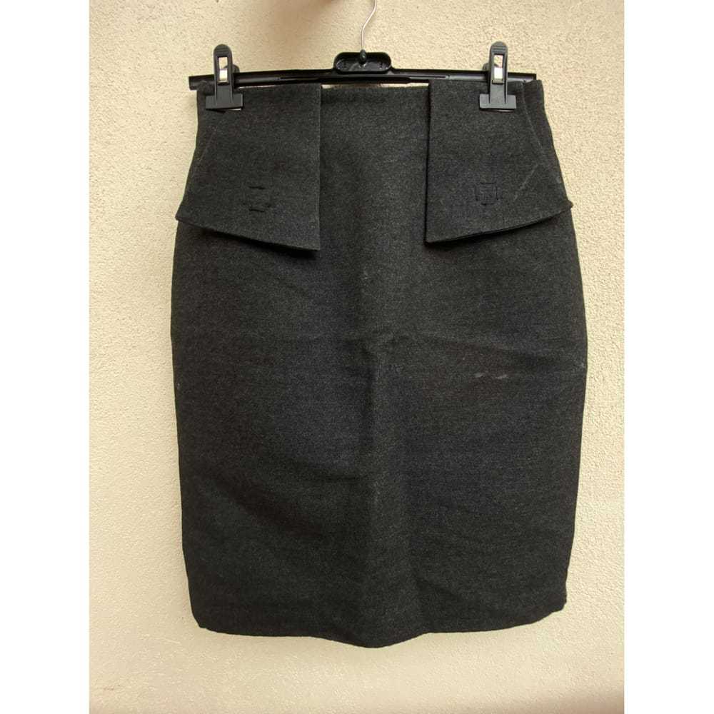 Versace Wool mid-length skirt - image 3