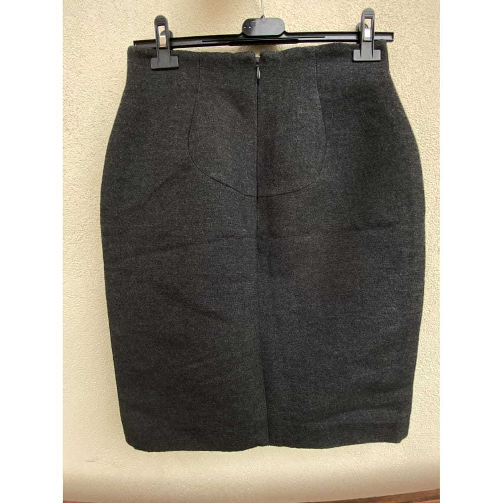 Versace Wool mid-length skirt - image 5