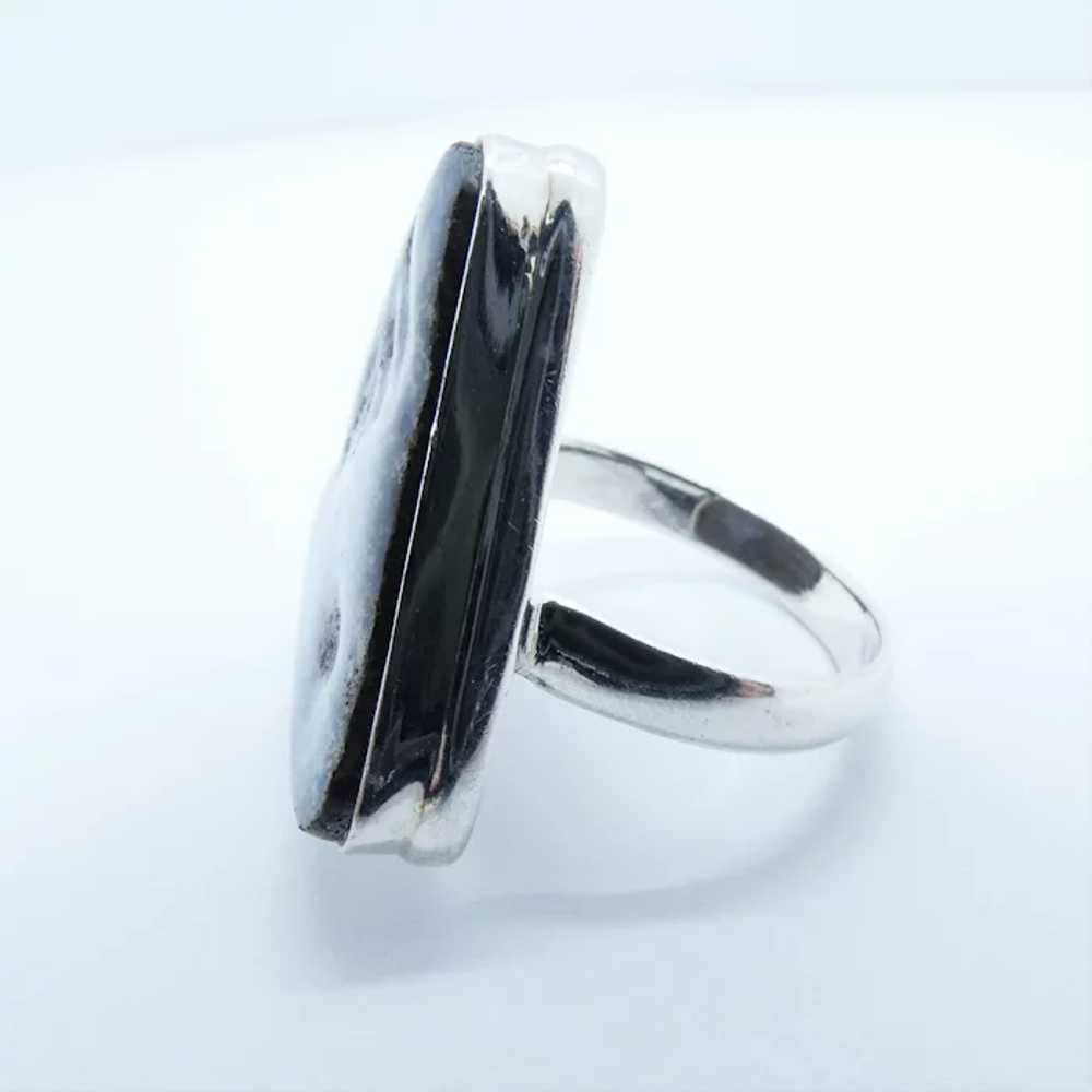 Boulder Opal Sterling Silver Fashion Ring - image 3