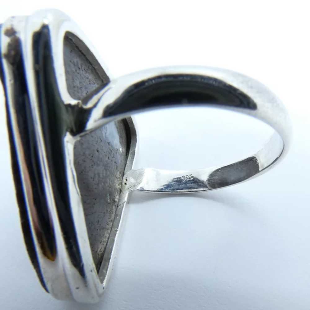 Boulder Opal Sterling Silver Fashion Ring - image 4