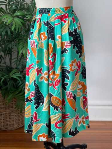 80s Segue Animal Printed Skirt (Size 10) - image 1