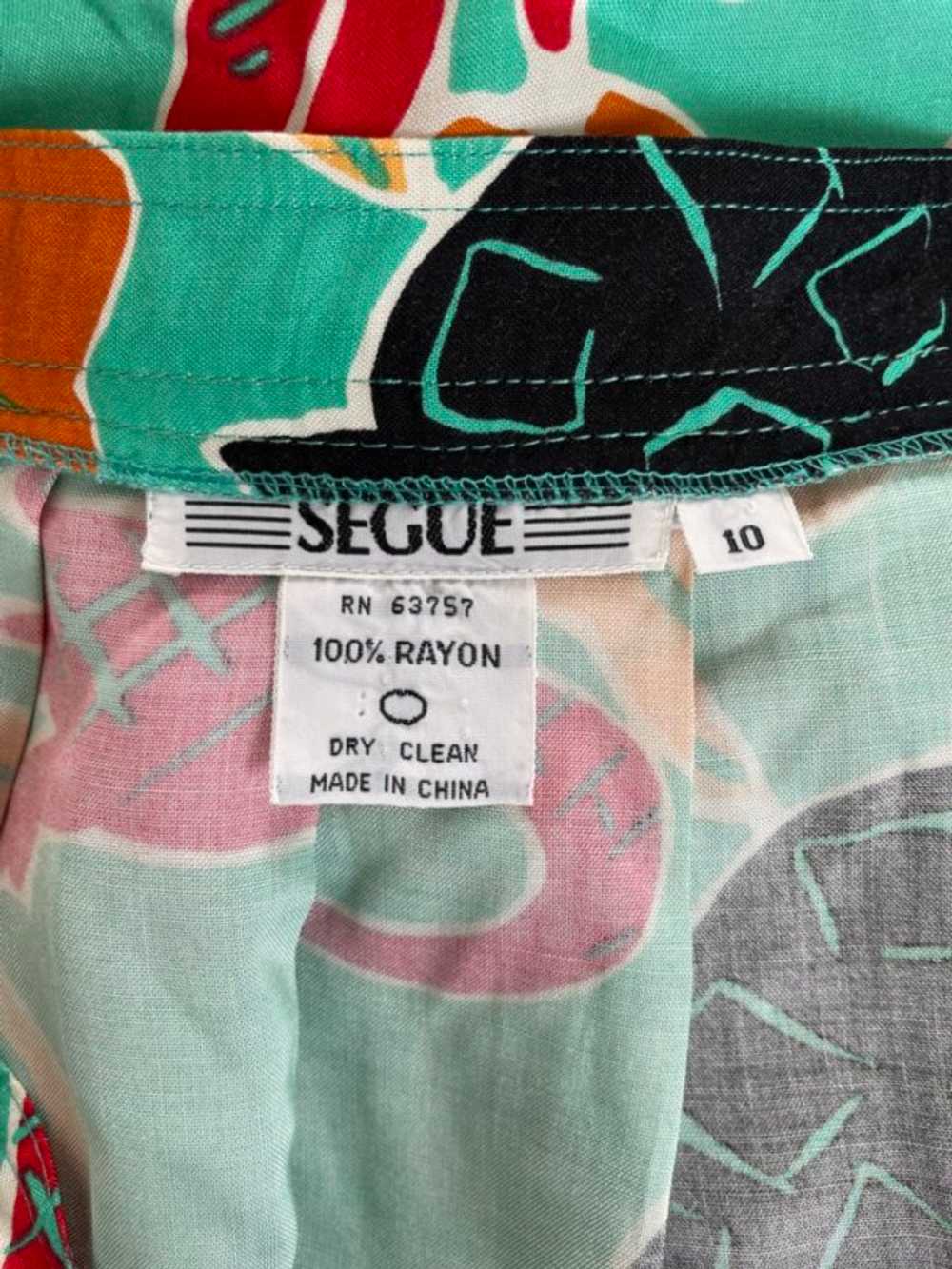 80s Segue Animal Printed Skirt (Size 10) - image 4
