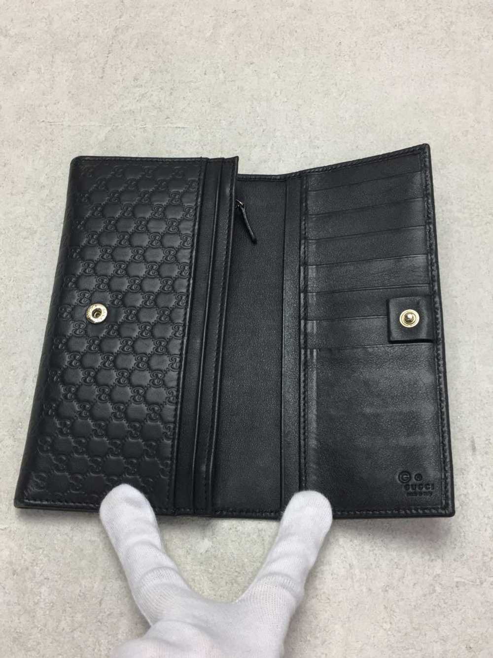 Auth Gucci Fold Purse # 6004 Long Wallet Shima GG… - image 4