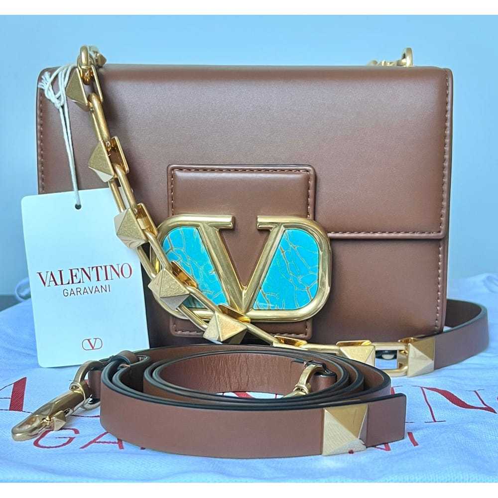 Valentino Garavani Stud Sign leather handbag - image 6