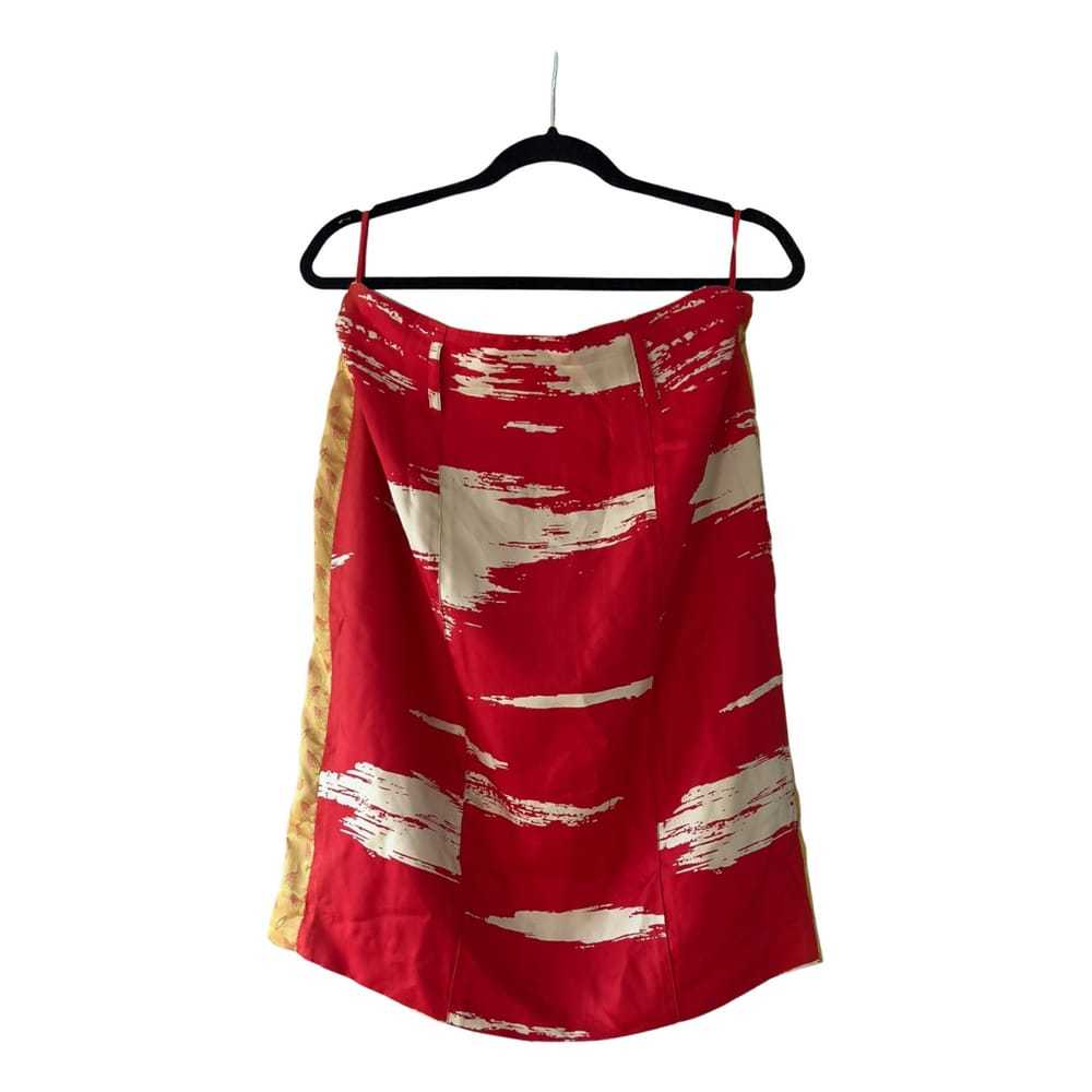 Yves Saint Laurent Silk mini skirt - image 1
