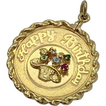 Colorful Jeweled Vintage Birthday Celebration Char