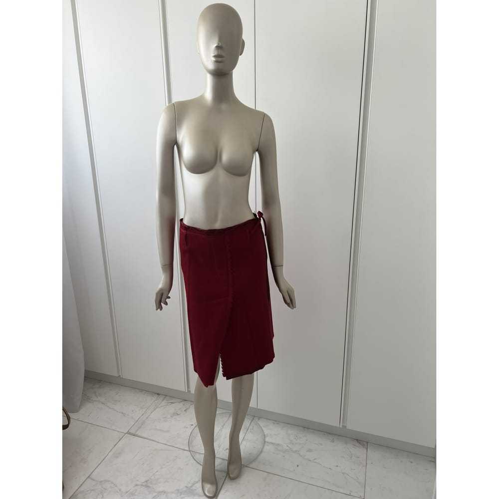 Prada Wool mid-length skirt - image 3