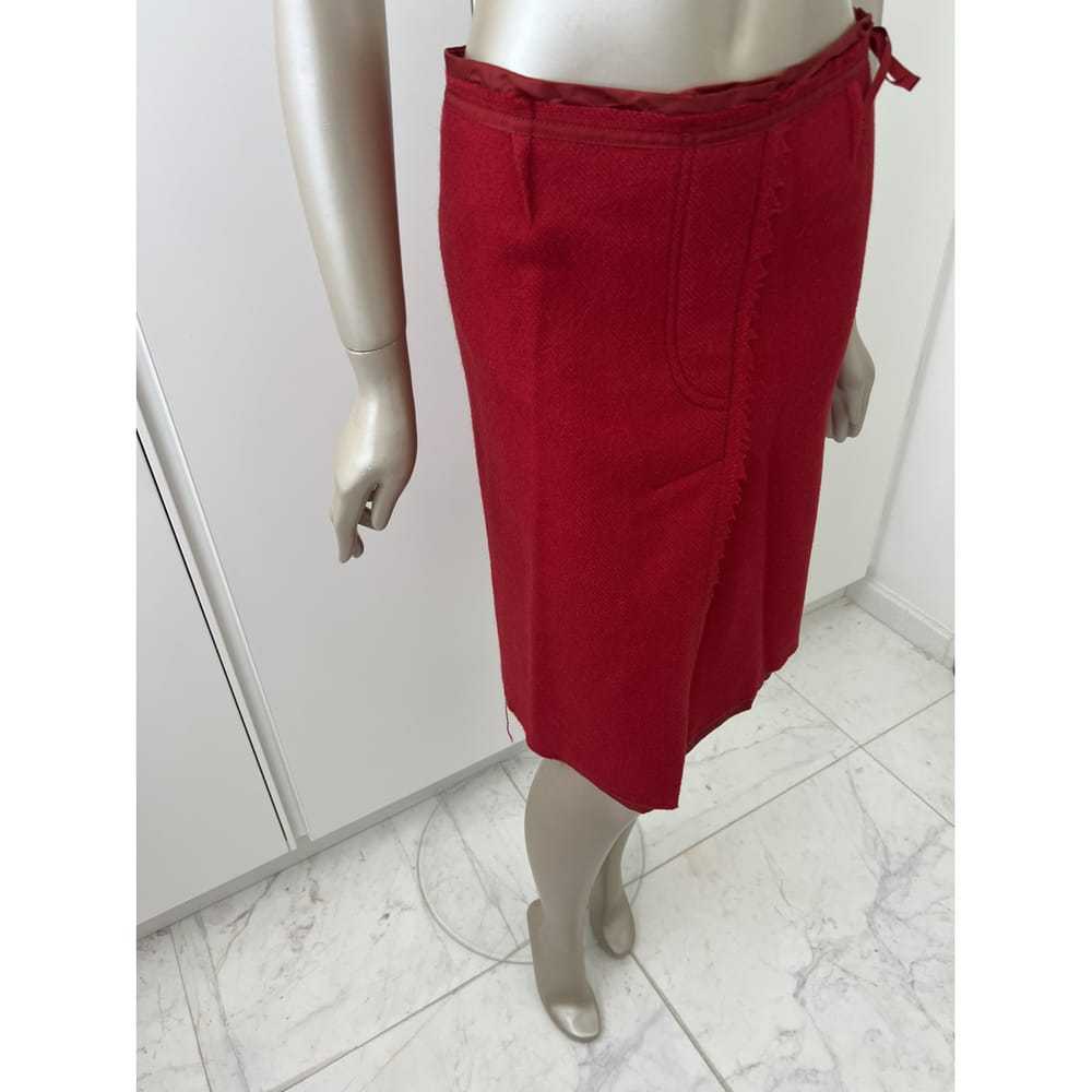 Prada Wool mid-length skirt - image 5