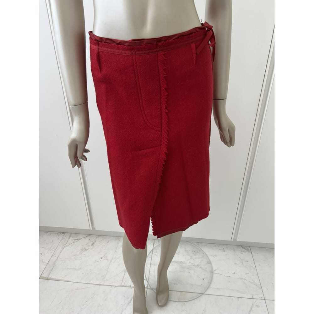Prada Wool mid-length skirt - image 8