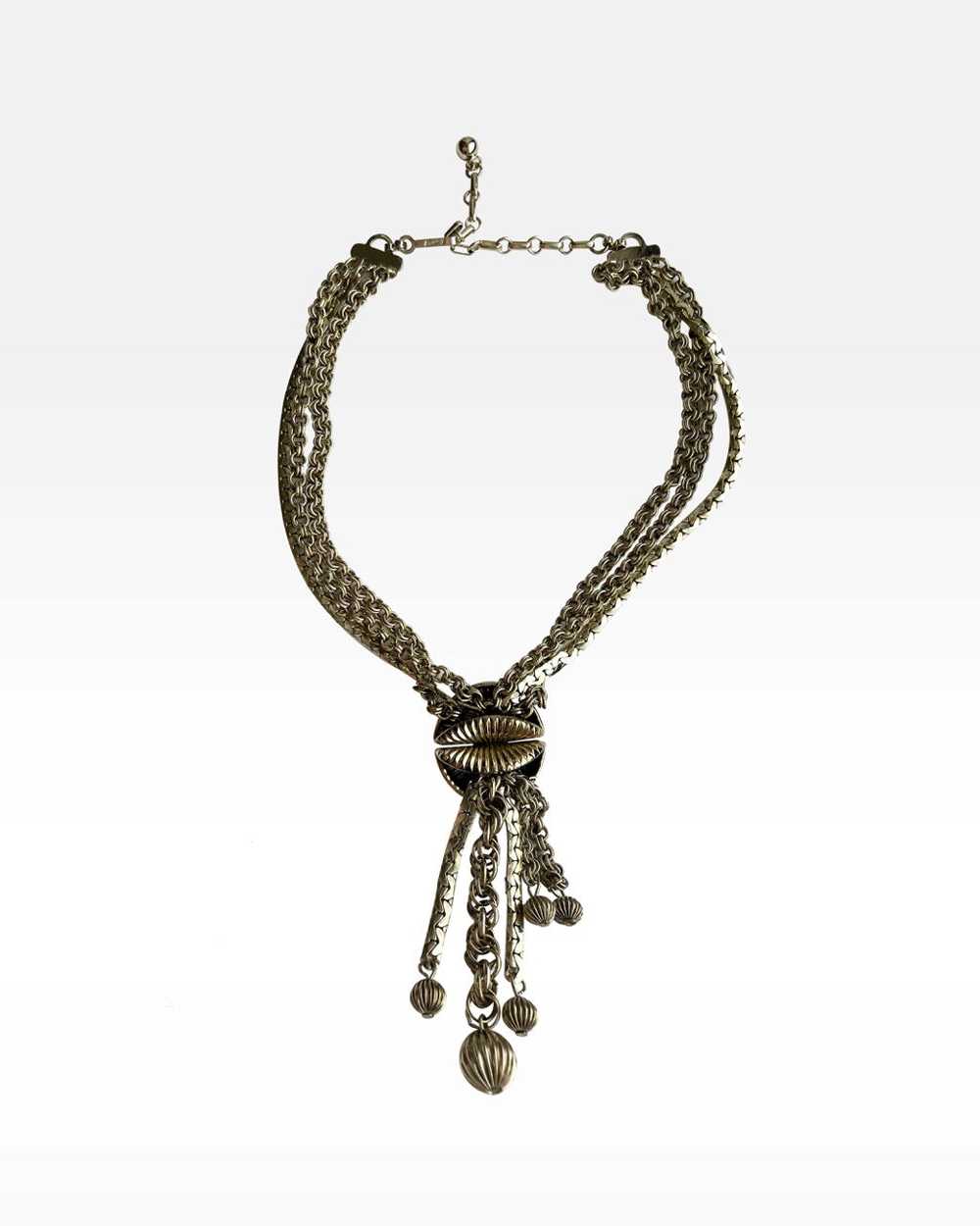 Barclay Multi-Chain Tassel Necklace - image 4