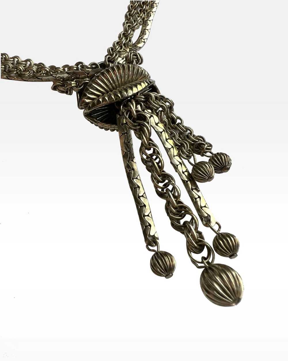 Barclay Multi-Chain Tassel Necklace - image 5