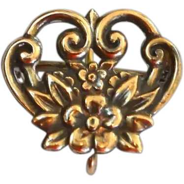 Hayward Gold Filled Watch Brooch Pin - image 1