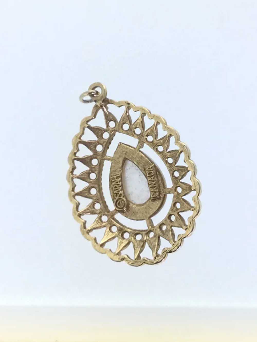 Vintage Costume Pendant Sarah Coventry Canadian - image 3