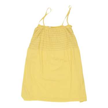 Vintage Unbranded Cami Top - Medium Yellow Cotton - image 1