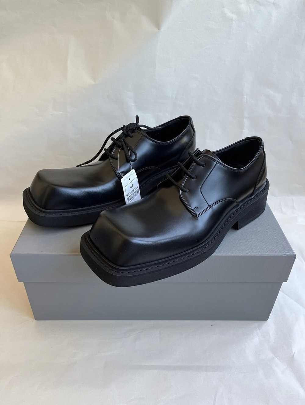 Balenciaga Balenciaga Inspector Derby Leather Sho… - image 2