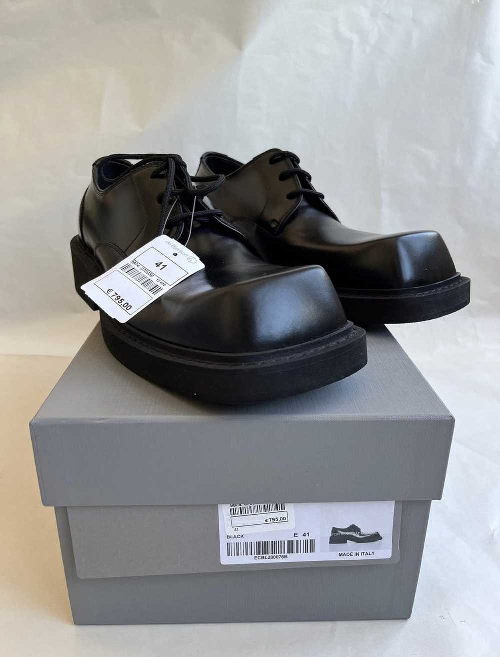 Balenciaga Balenciaga Inspector Derby Leather Sho… - image 3