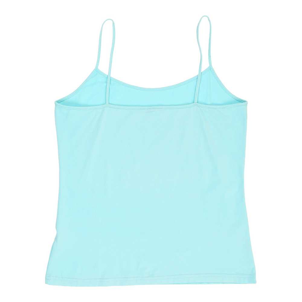 Vintage Unbranded Strap Top - Medium Blue Nylon - image 2