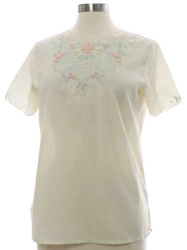 1980's Womens Embroidered Shirt