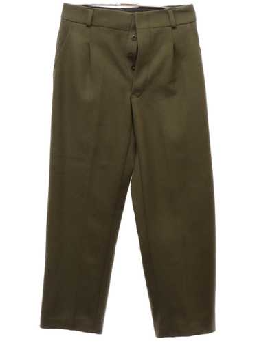 1960's Mens Military Uniform Pants - image 1
