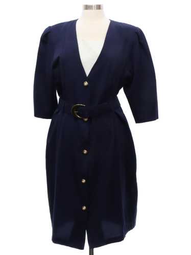 1980's Miss Basia Totally 80s Secretary Dress - Gem