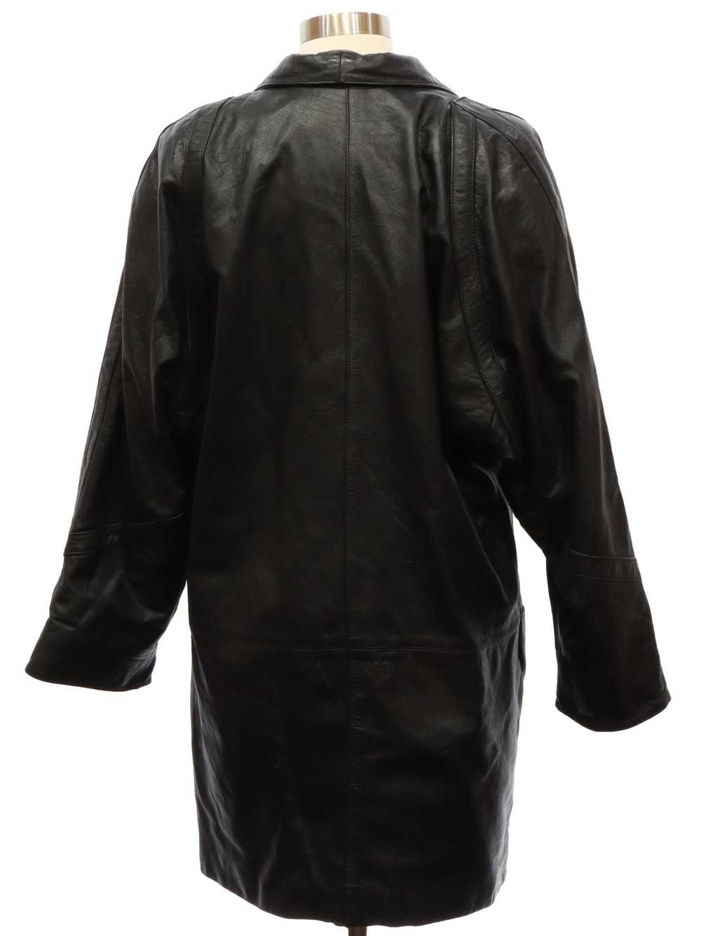 1980's Lisa Loren Womens 80s Look Leather Jacket - Gem