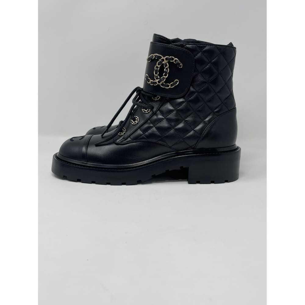 Chanel Leather ankle boots - image 3