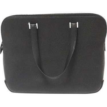 Excellent Condition Hermes Black Chevre Leather E… - image 1