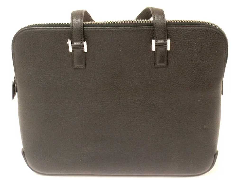 Excellent Condition Hermes Black Chevre Leather E… - image 4