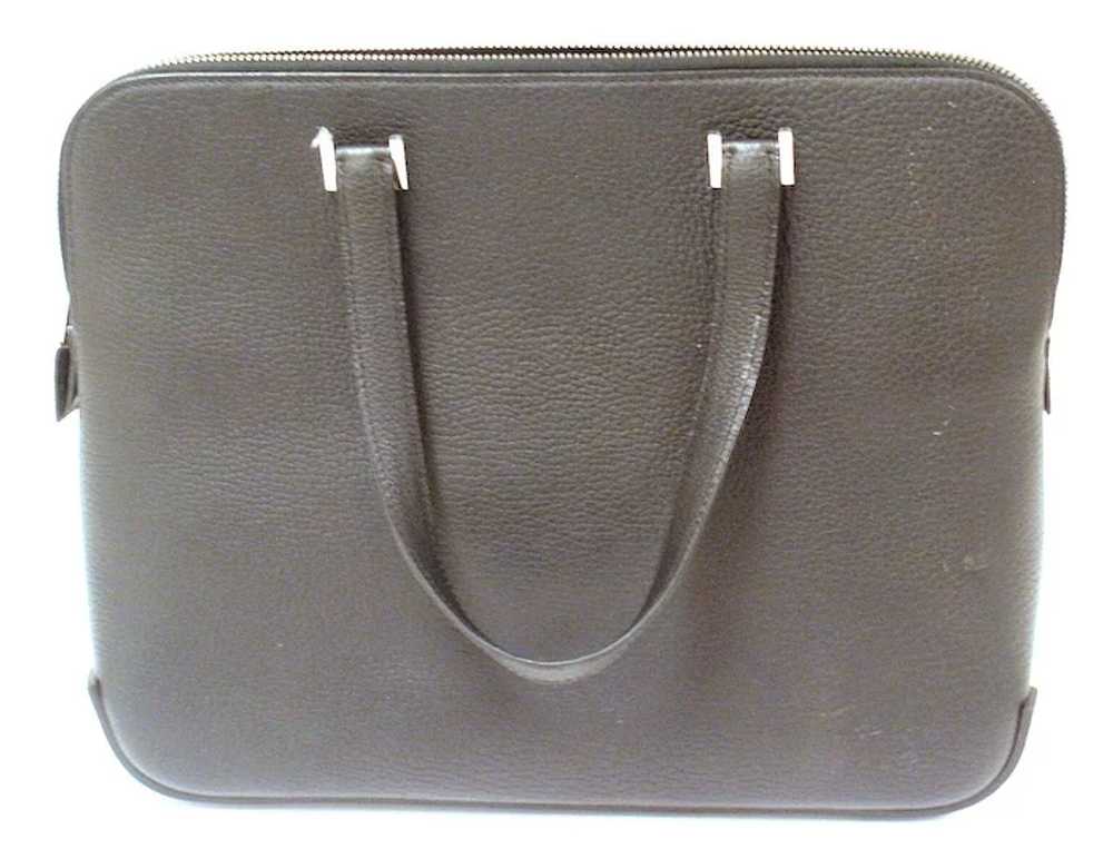 Excellent Condition Hermes Black Chevre Leather E… - image 5