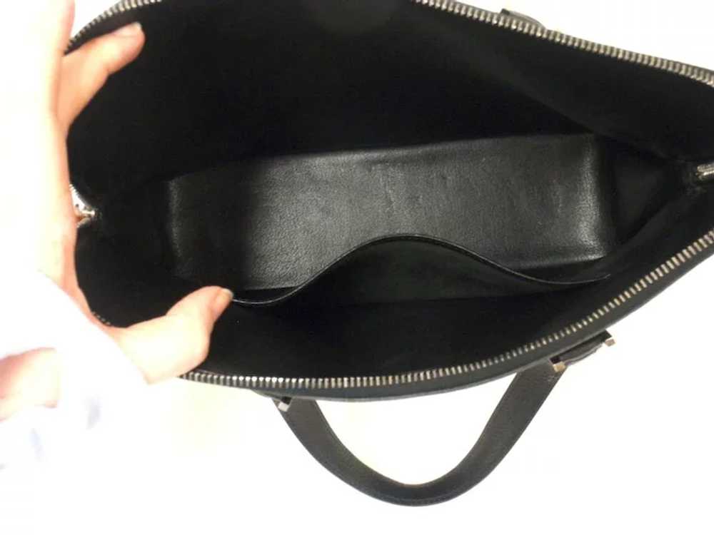 Excellent Condition Hermes Black Chevre Leather E… - image 6