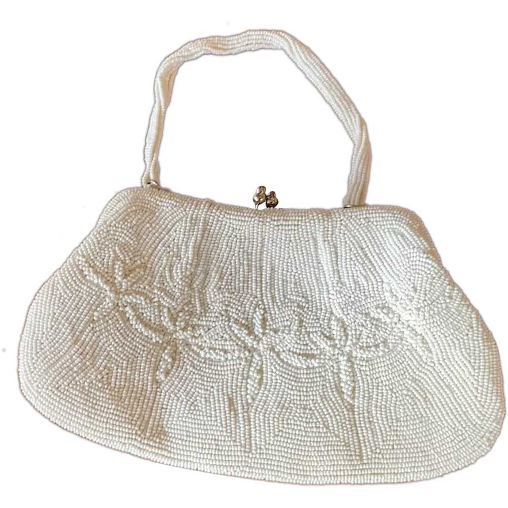 Vintage Beaded Handbag - image 1