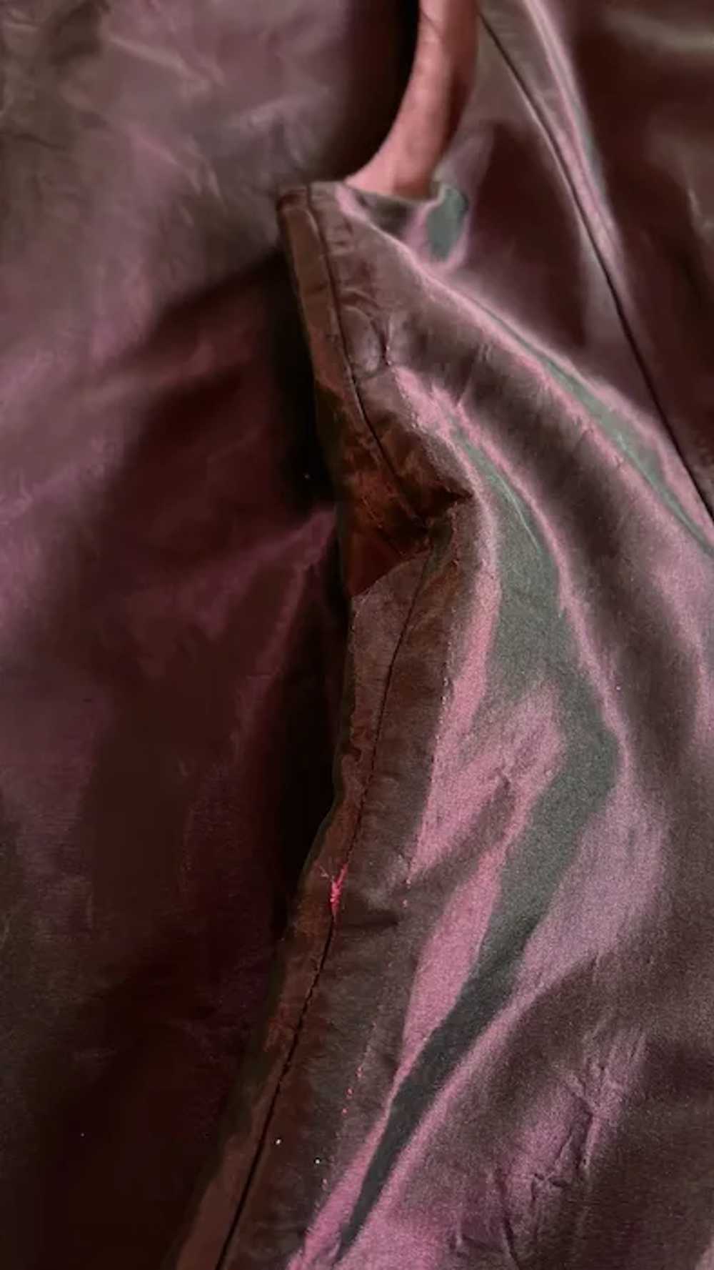 Georges Rech Vintage Burgundy Maxi Dress Size FR … - image 12