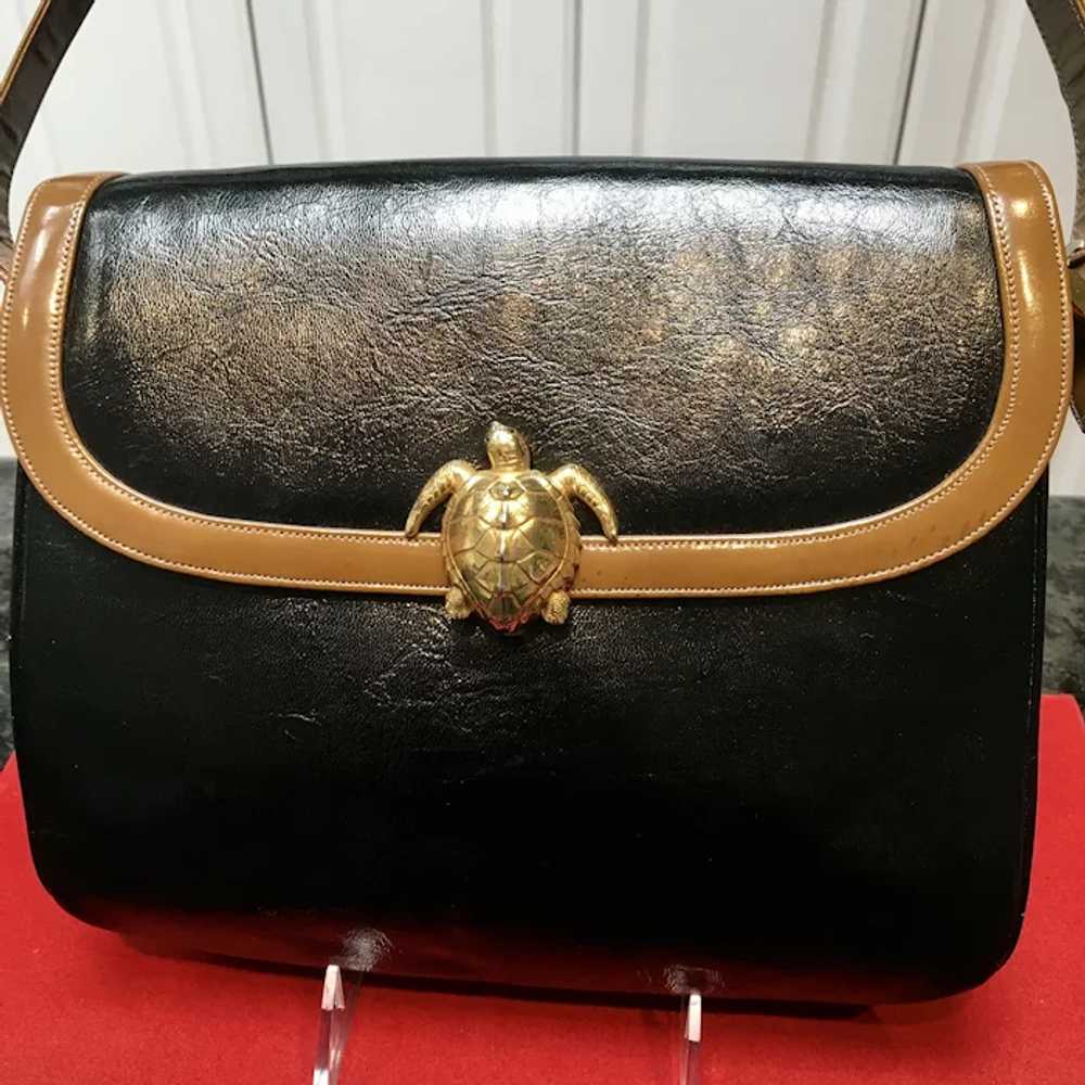 Vintage Martin Van Schaak Day Leather Bag with Tu… - image 5