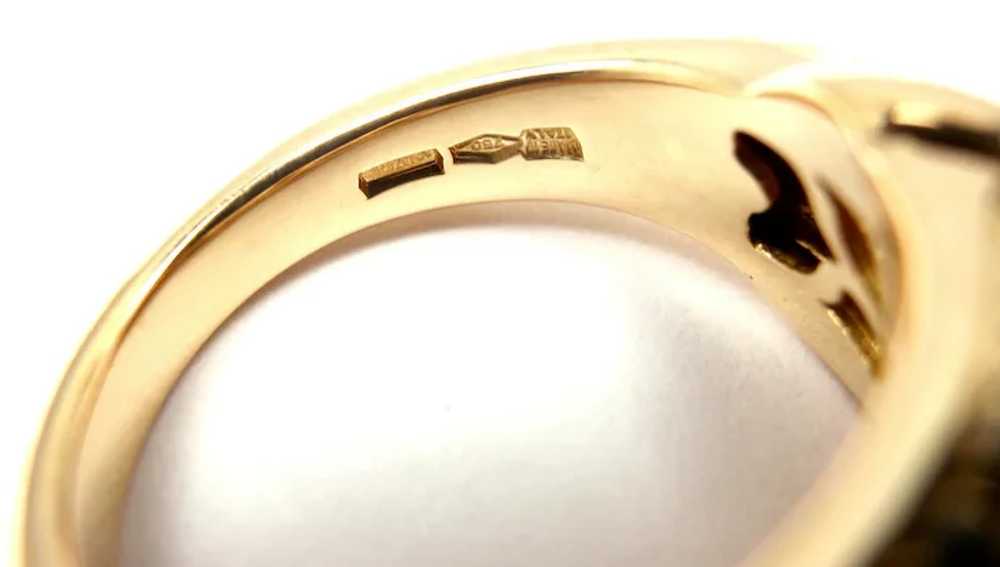 Authentic! Bulgari Bvlgari 18k Yellow Gold Diamon… - image 2