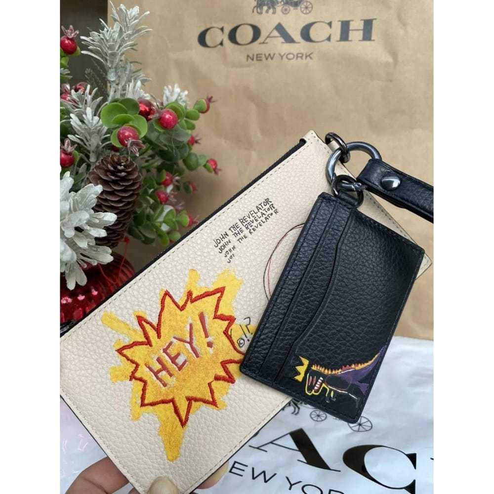 Coach Leather clutch bag - image 8