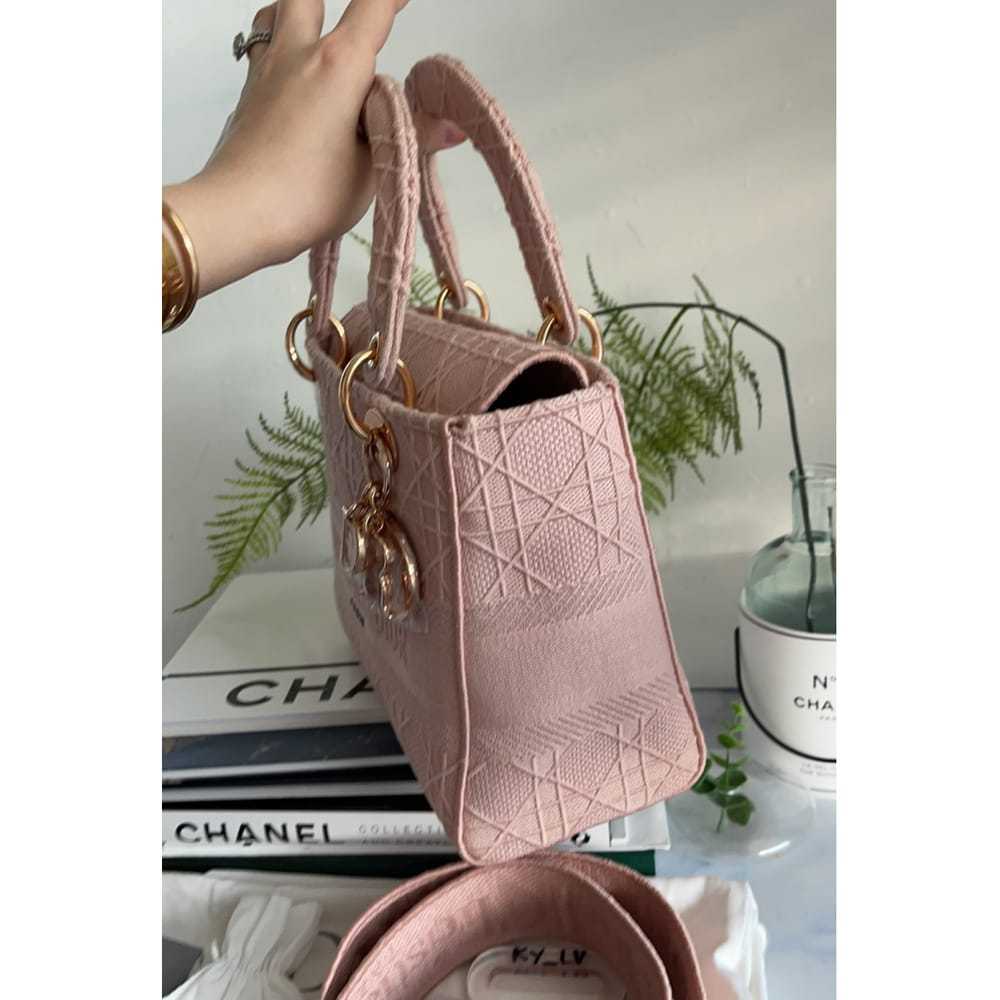 Dior Lady D-Lite cloth handbag - image 12