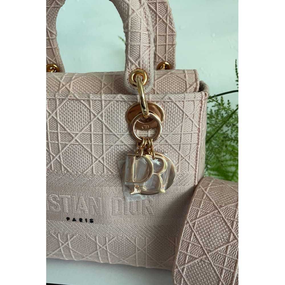 Dior Lady D-Lite cloth handbag - image 8