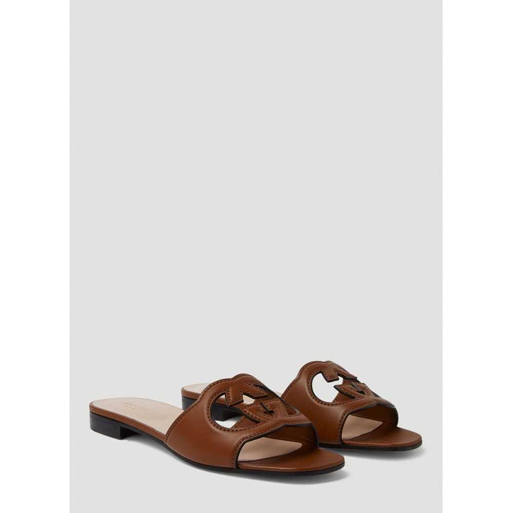 Gucci Leather sandals - image 2