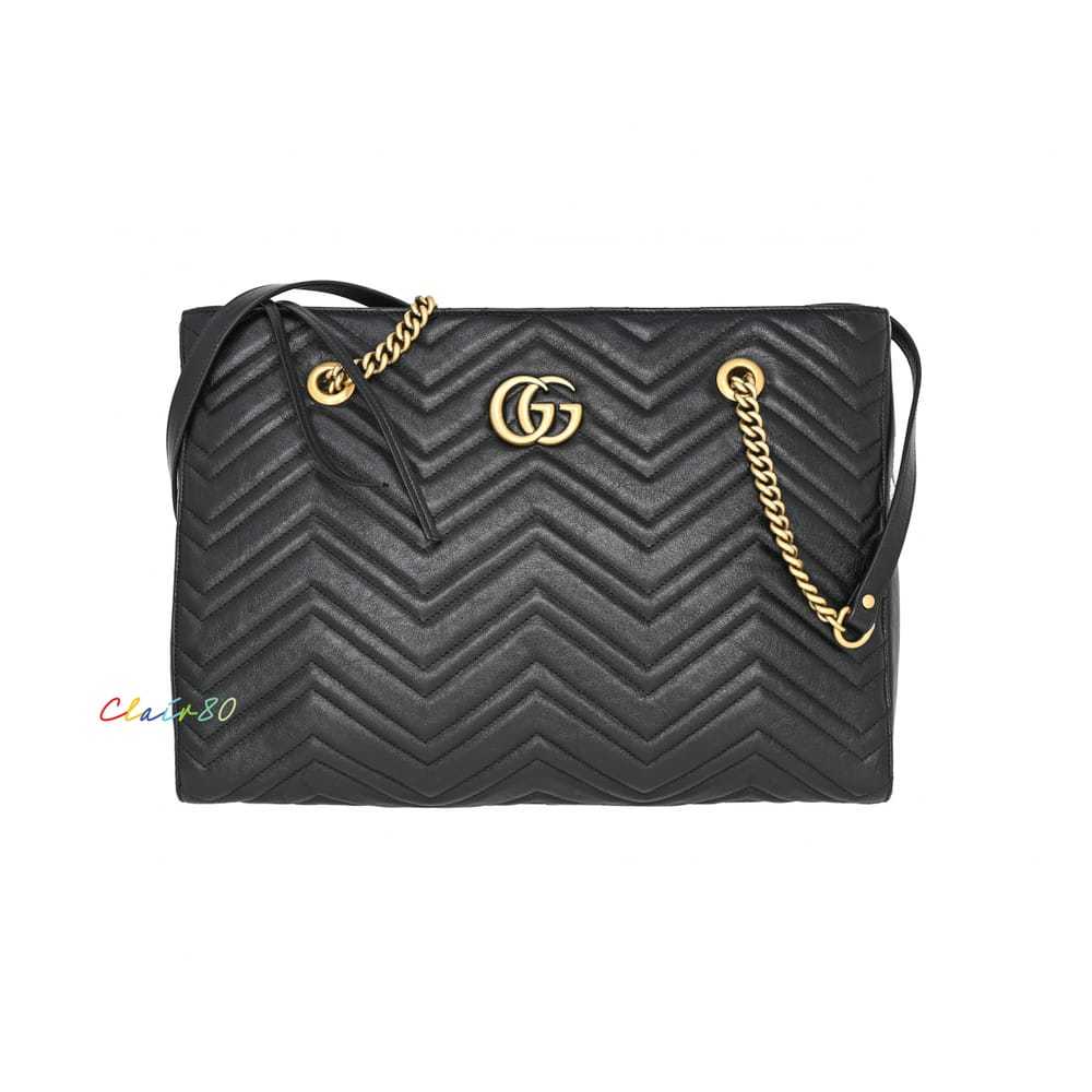 Gucci Gg Marmont Chain leather tote - image 1