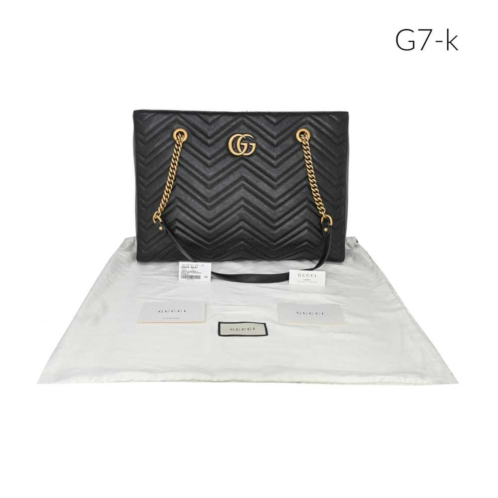 Gucci Gg Marmont Chain leather tote - image 8