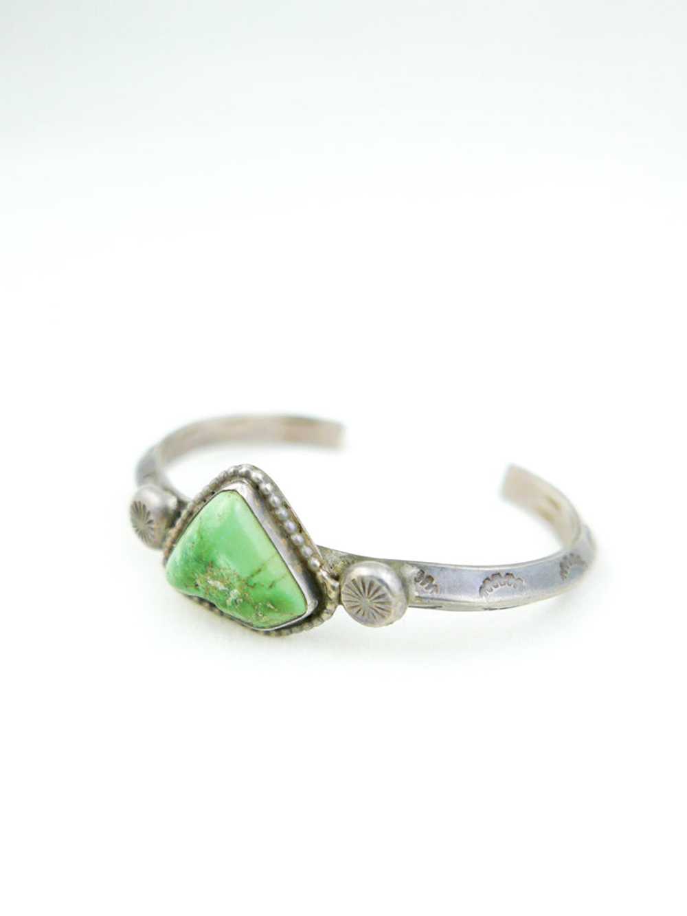 Green Turquoise Cuff - image 2