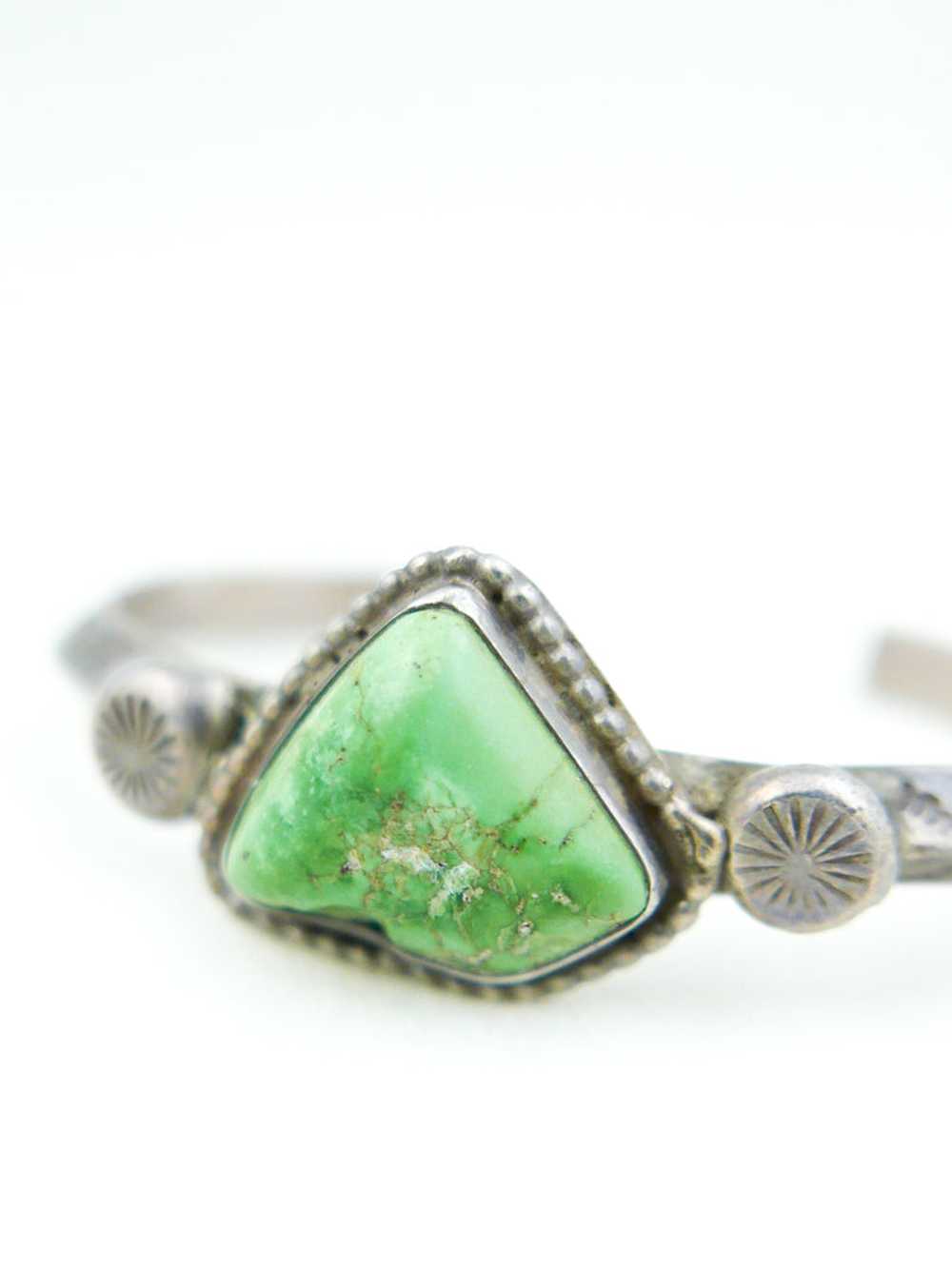 Green Turquoise Cuff - image 4