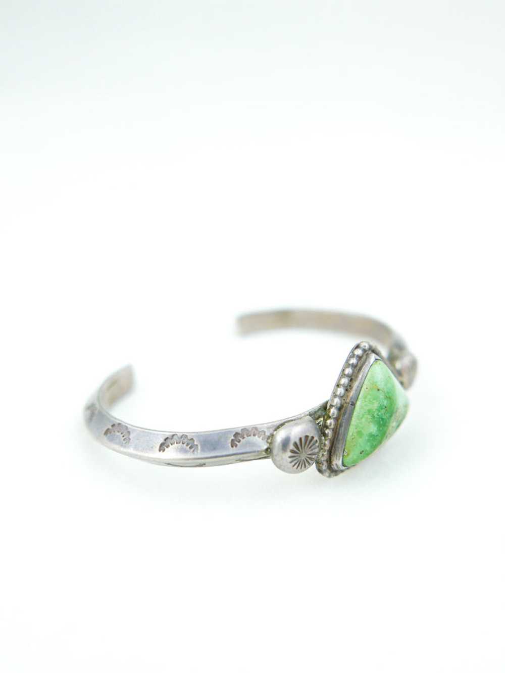 Green Turquoise Cuff - image 7