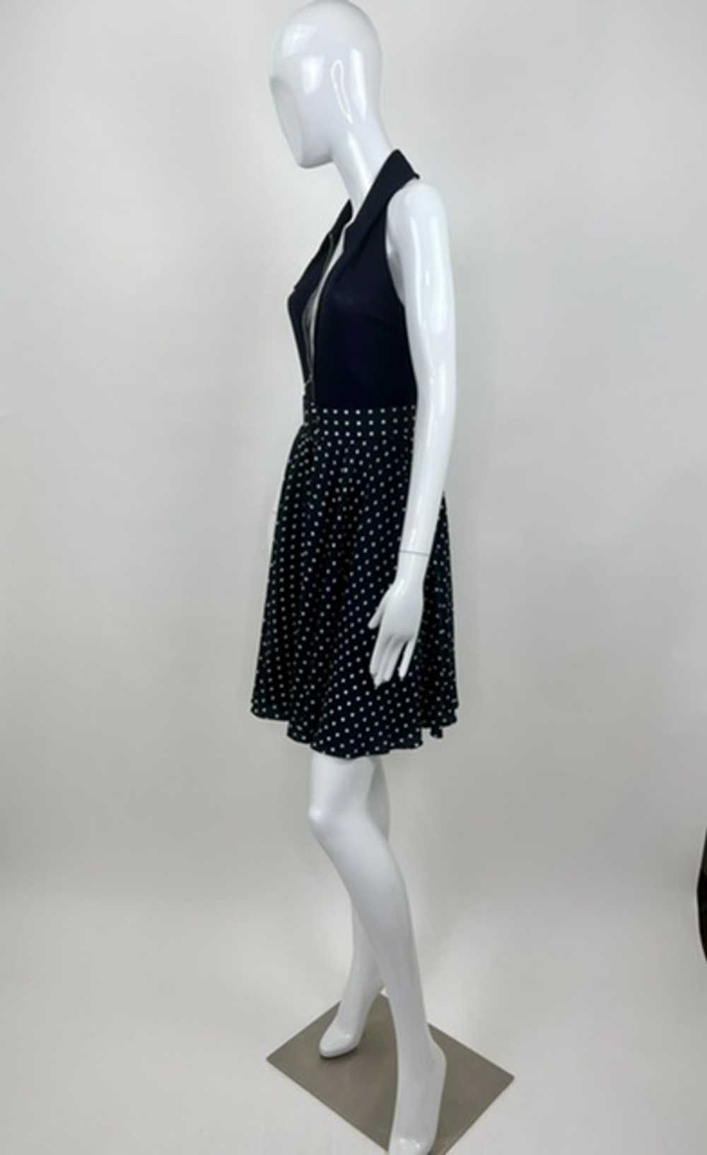 Jasper Conran 80’s Backless Polka Dot Skater Dress - image 4