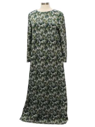1960's Mod Knit Maxi Dress