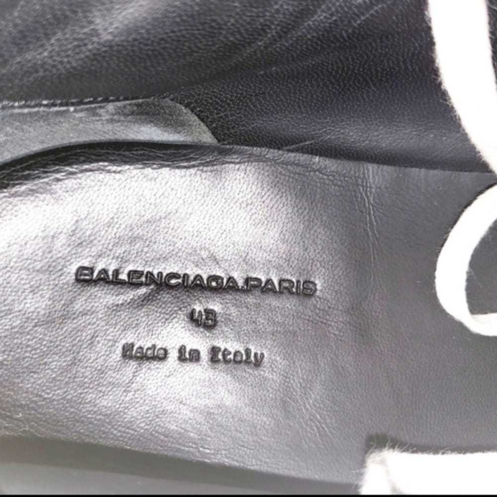 Balenciaga Leather high trainers - image 7